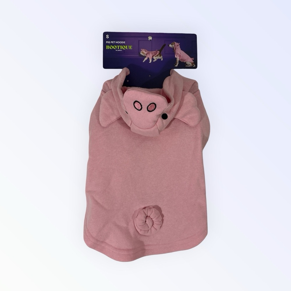 Bootique Hog Wild Pink Pig Hoodie Dog Cat Costume Sz SMALL